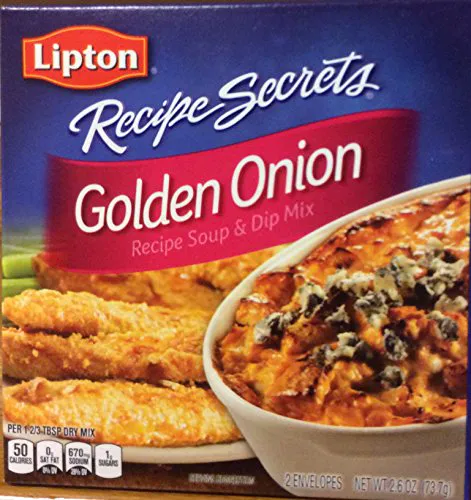 Lipton GOLDEN ONION Soup & Dip Mix 2.6oz (5 boxes)