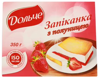 Casserole 4.5%. Strawberry 350g Plastic Pack — photo 3