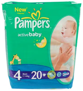 Pampers Baby-Dry Air Care Maxi 7-14kg 20pcs — photo 6