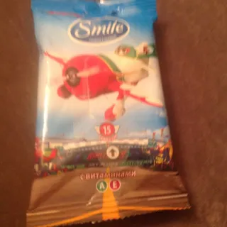 Smile Disney Cars Wet Wipes 15pcs — photo 8