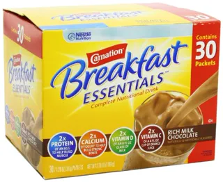 Nestle Carnation Breakfast Essentials Rich Milk Chocolate Drink, 1.26 oz (30 pack) — photo 8