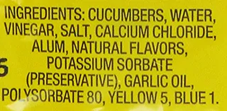 B&g Dill Pickles in Bag (36 pcs) — photo 3