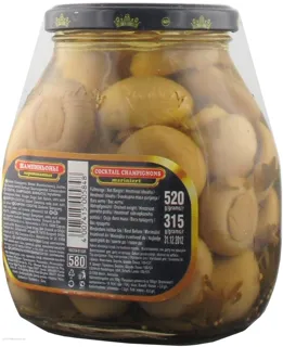 Mikado Whole Marinated Champignon Mushrooms 580ml Jar — photo 6