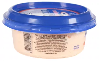 Vodnyi Myr Capelin Roe Paste with Smoked Squid 150g — photo 3