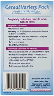 Gerber Fruits Cereal Variety Pack (4 pack) — photo 4