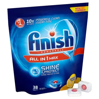 Finish All in 1 Lemon 38 Dishwasher Tablets — photo 2