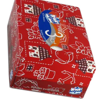 Mini 3-ply Hygienic Tissues in Box, 70 pcs — photo 3