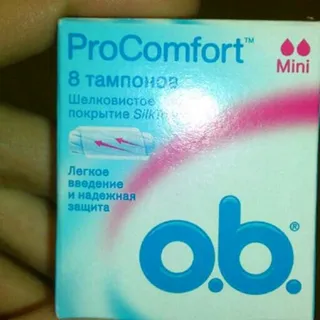 Ob ProComfort Mini SilkTouch Women's Tampons 8 pcs — photo 6