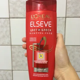 Шампунь Loreal Эlsev Колір і блиск для фарбованого або мелірованого 250 мл — фото 7