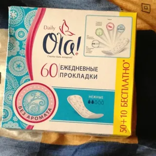 Ola! Women's Daily Panty Liners 60 pcs — photo 3