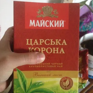 Maysky Tsarskaya Korona Black Loose Leaf Tea 180g — photo 4