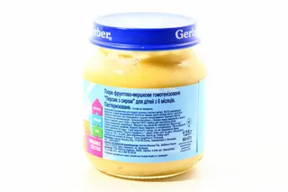 Gerber Peach Puree with Cottage Cheese 125g — photo 3