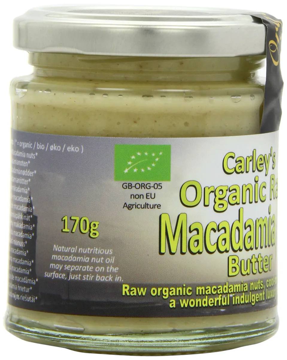 Carleys Organic масло з горіха макадамії 170 г (2 шт)