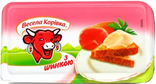 Vesela Korivka processed cheese with ham 60% 180g tub — photo 2