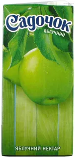 Sadochok Apple Nectar Clarified Pasteurized 1L — photo 2