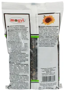 Mogyi Sunflower Seeds 200g black unsalted unpeeled — photo 2