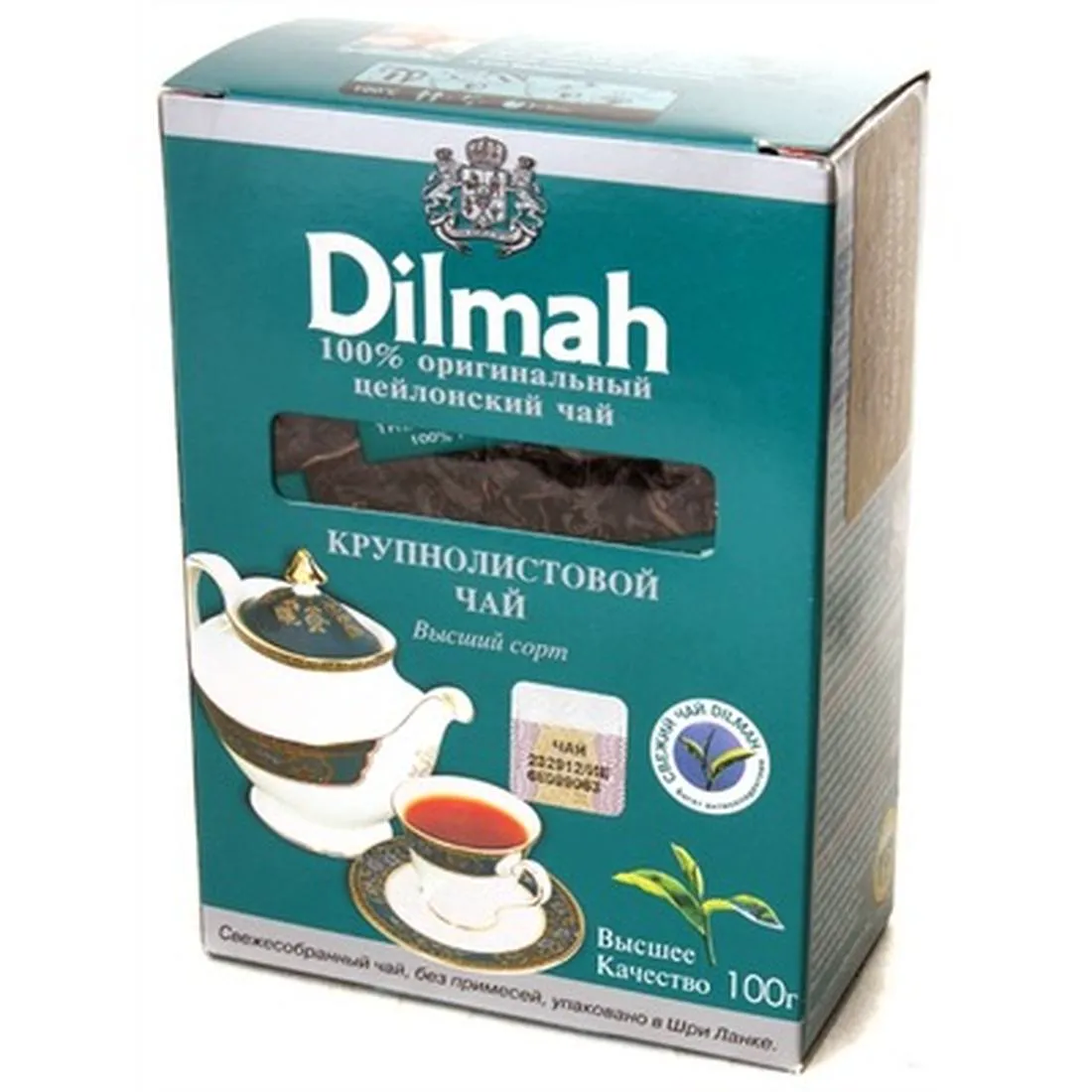 Чай Dilmah крупнолистовий чорний 100г