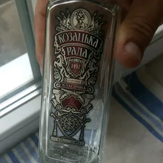 Kozatska Rada Classic Vodka 40% glass bottle 0.25L — photo 4