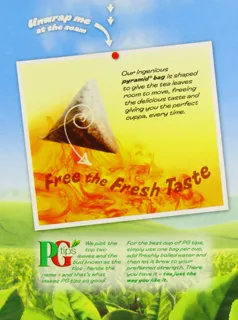 PG Tips 240s Pyramid Tea Bags 750g (Pack of 4, Total 960 Bags) — photo 15