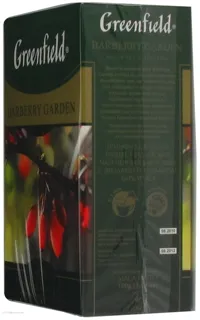 Greenfield Barberry Garden Black Tea with Berries and Barberry Aroma 100g — photo 3