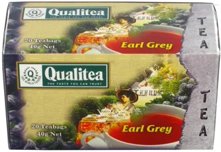 Qualitea Earl Grey Black Ceylon Tea 2g*20pcs 40g — photo 2