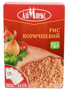 Alimpeks Brown Rice 500g carton — photo 2