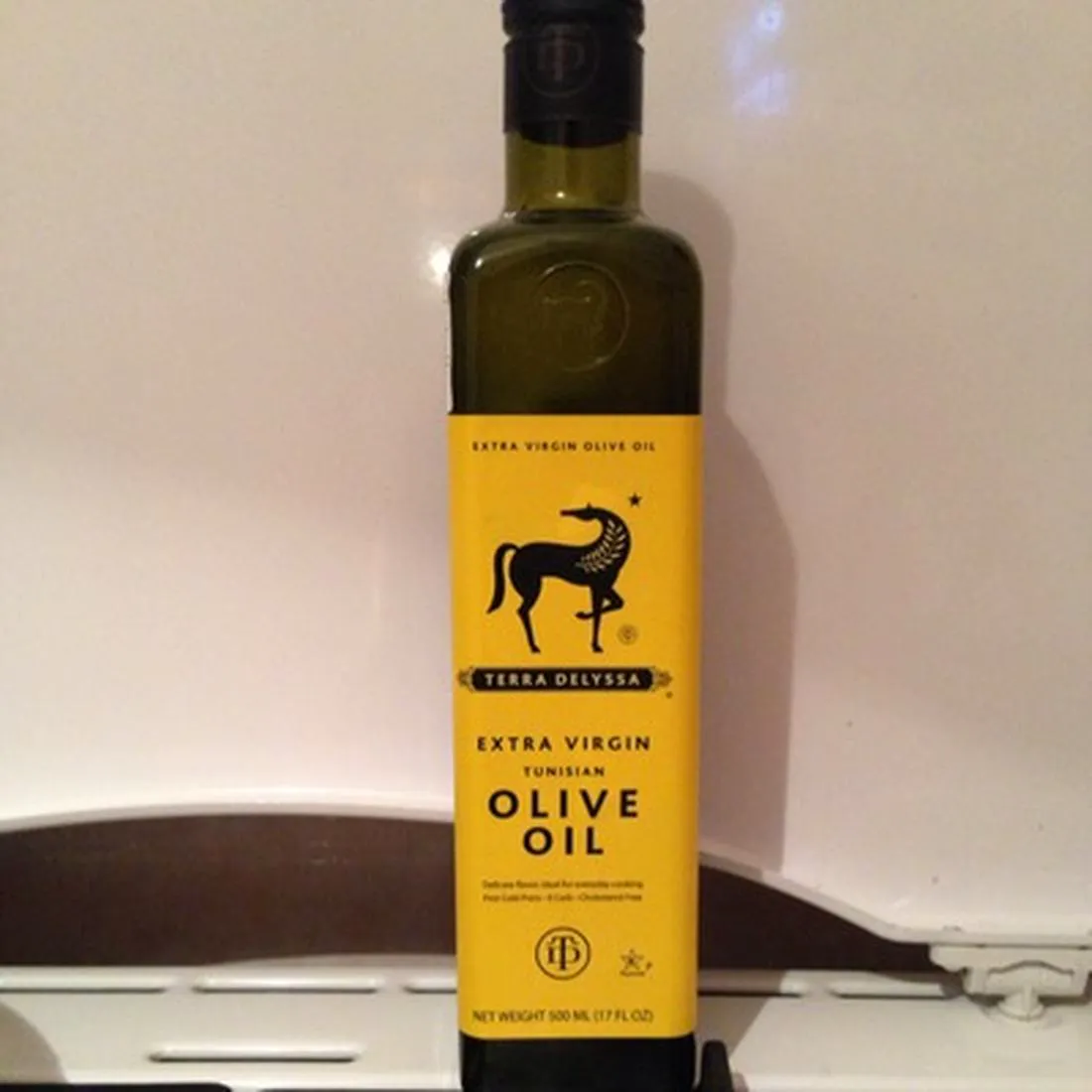 Terra Delyssa Extra Virgin Olive Oil Glass Bottle 0.5L