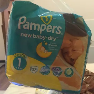 Pampers Newborn New Baby Dry diapers size 1 for 2-5 kg 27 pcs — photo 6