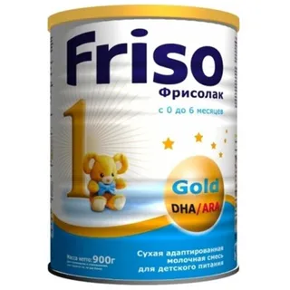 Frisolac-1 Gold Infant Formula From Birth to 6 Months 900g Can — photo 3