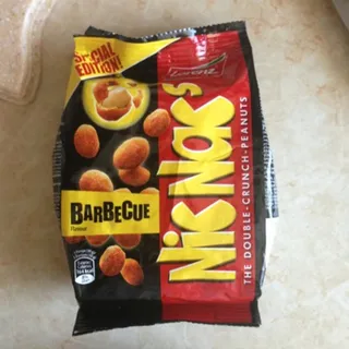 Lorenz Nik Nax Salted Peanuts in Crispy Dough Shell with Barbecue Flavor Seasoning 110g — photo 2