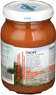 Karapuz Baby Apple Puree with Sugar from 2 Months Glass Jar 200g — photo 4