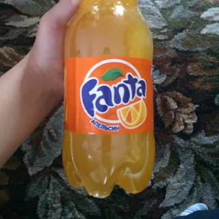 Fanta Orange drink plastic bottle 1L — photo 3