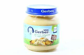 Gerber Puree Cauliflower and Potato Glass Jar 130g — photo 5
