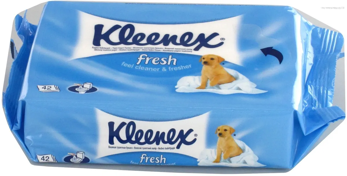 Kleenex Cottonelle Clean Care Wet Toilet Paper White 42pcs