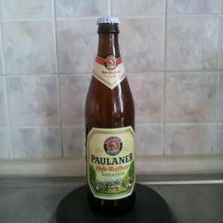 Paulaner Hefe-Weissbier Light Unfiltered Pasteurized Beer 5.5% 500ml Bottle — photo 2
