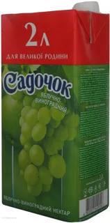 Sadochok Clarified Apple-Grape Nectar 2L — photo 4