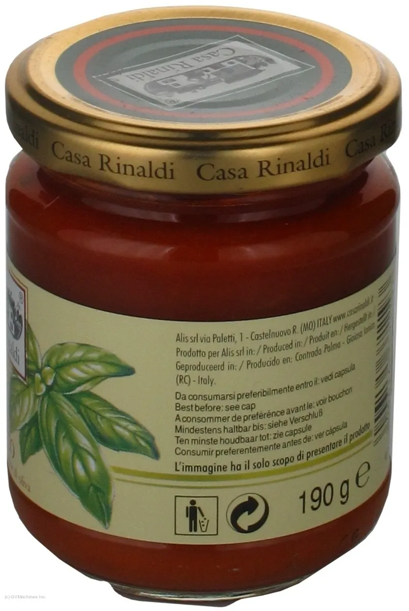 Соус Casa Rinaldi томатний з базиліком 190г