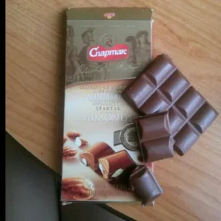 Spartak Milk Chocolate with Whole Almonds 100 g — photo 3