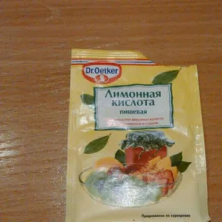 Dr. Oetker Citric Acid Food Grade 5pcs 8g — photo 3
