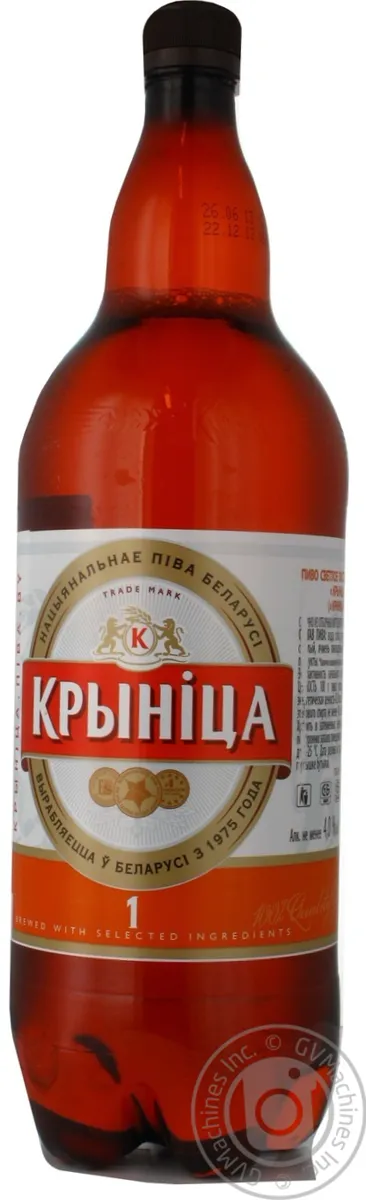 Пиво Krыnytsa-1 Світле Пастеризоване 4% 1.5л