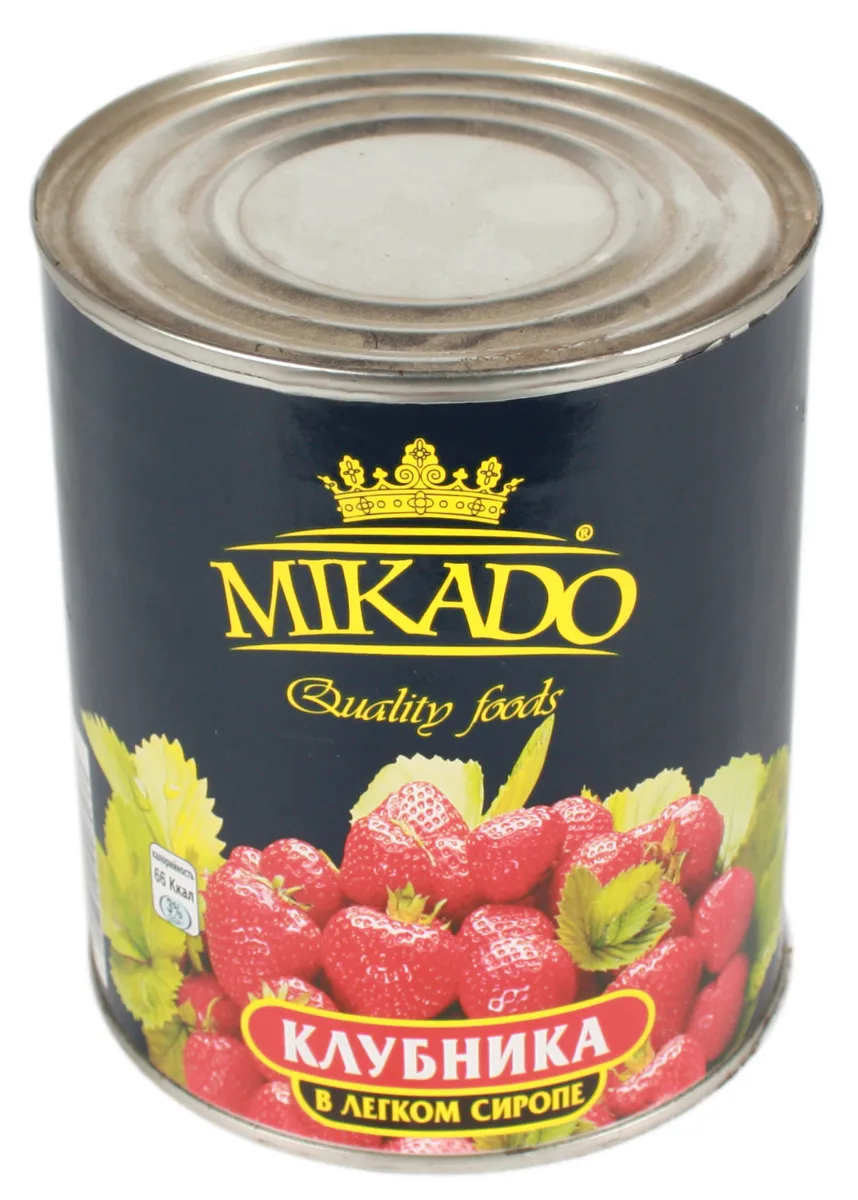 Cons Strawberry Micado 820 g can