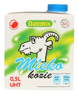 Danmis natural goat milk 2.5% 500g tetra pack — photo 6