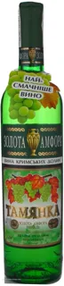 Zolotaia Amfora Tamyanka semi-sweet white table wine 12% 700ml glass bottle — photo 3
