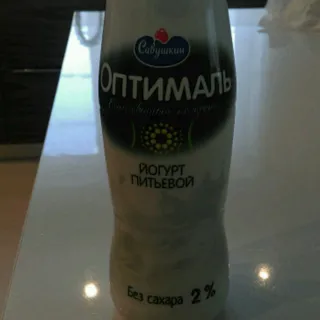 Optimal Drinking Yogurt Sugar-Free 2%, 415 ml — photo 3