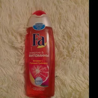 Shower Gel Energy and Vitamins Vitamin C+Pink Grapefruit 250ml Plastic — photo 8