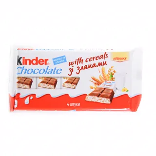 Kinder Country Milk Chocolate with Cereals 4pcs 94g — photo 2