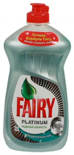 Fairy Platinum Dishwashing Liquid Ice Fresh 480ml — photo 4