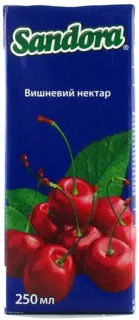 Sandora Cherry Nectar Pasteurized 250ml — photo 2