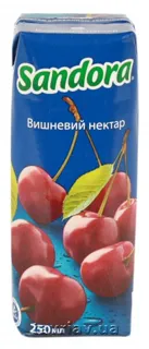 Sandora Cherry Nectar Clarified Pasteurized 250ml Tetrapak — photo 5