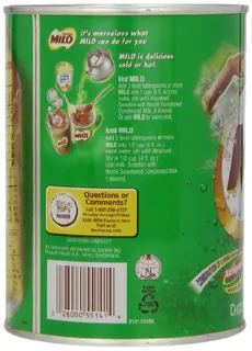 Nestle Milo Malt Drink Mix, Chocolate, 14.1 oz — photo 6